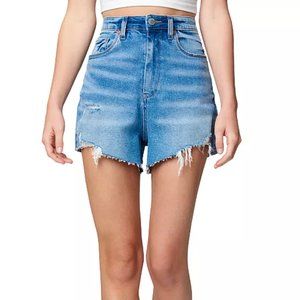 BLANKNYC The Reeve High Waist Denim Shorts In Say Something, 26, NWT